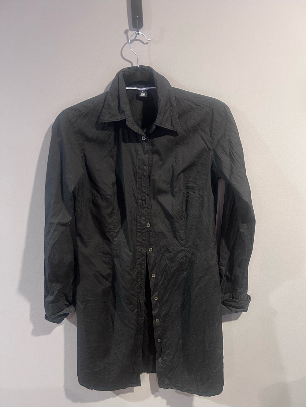 GAP Black Button-Down Shirt Dress | Size 6